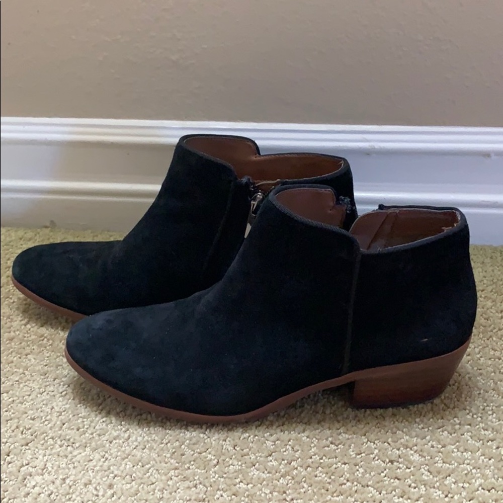 Black ankle boots